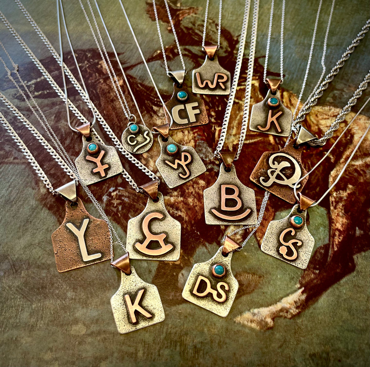 Custom Cowtag Necklace