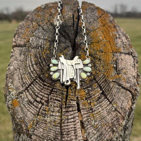 Palomino Saddle Necklace