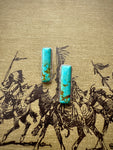 Turquoise Bar Studs