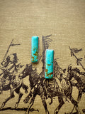 Turquoise Bar Studs