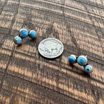 Golden Hills Triple Stone Earrings