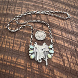 Palomino Saddle Necklace
