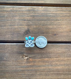 Triple Turquoise Brand Ring