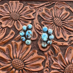 Golden Hills Cluster Earrings