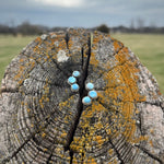 Golden Hills Triple Stone Earrings