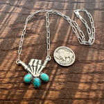 Royston Turquoise Skelly Hand