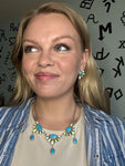 Palomino-Blue Ridge Triple Cluster Necklace
