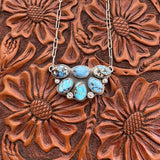 Golden Hills Cluster Necklace