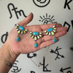 Palomino-Blue Ridge Triple Cluster Necklace