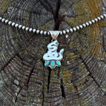 The Sammy Pendant (medium blue)