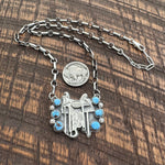 Golden Hills Saddle Necklace