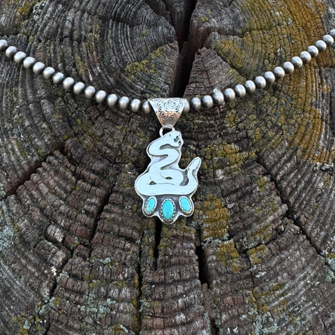 The Sammy Pendant (light blue)