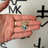 Royston & Tyrone Turquoise Skelly Hand
