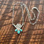 Royston & Tyrone Turquoise Skelly Hand