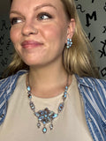 Golden Hills Cluster Earrings
