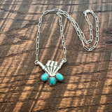 Royston Turquoise Skelly Hand
