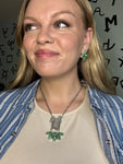 Emerald Valley Four Stone Earrings