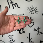 Emerald Valley Four Stone Earrings