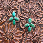 Emerald Valley Four Stone Earrings