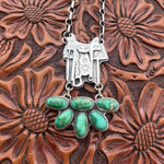 Emerald Valley Saddle Necklace