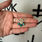 Royston Turquoise Skelly Hand