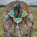 Palomino-Blue Ridge Triple Cluster Necklace