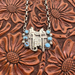Golden Hills Saddle Necklace