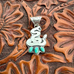 The Sammy Pendant (medium blue)