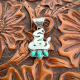 The Sammy Pendant (medium blue)