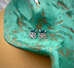 Triple Turquoise Brand Earrings