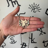 Palomino Saddle Necklace