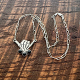 Black Onyx Skelly Hand