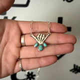 Royston & Tyrone Turquoise Skelly Hand