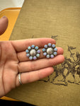 Pink Opal Concho Studs