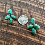 Emerald Valley Four Stone Earrings