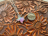 Pink Aurora Opal Texas Necklace